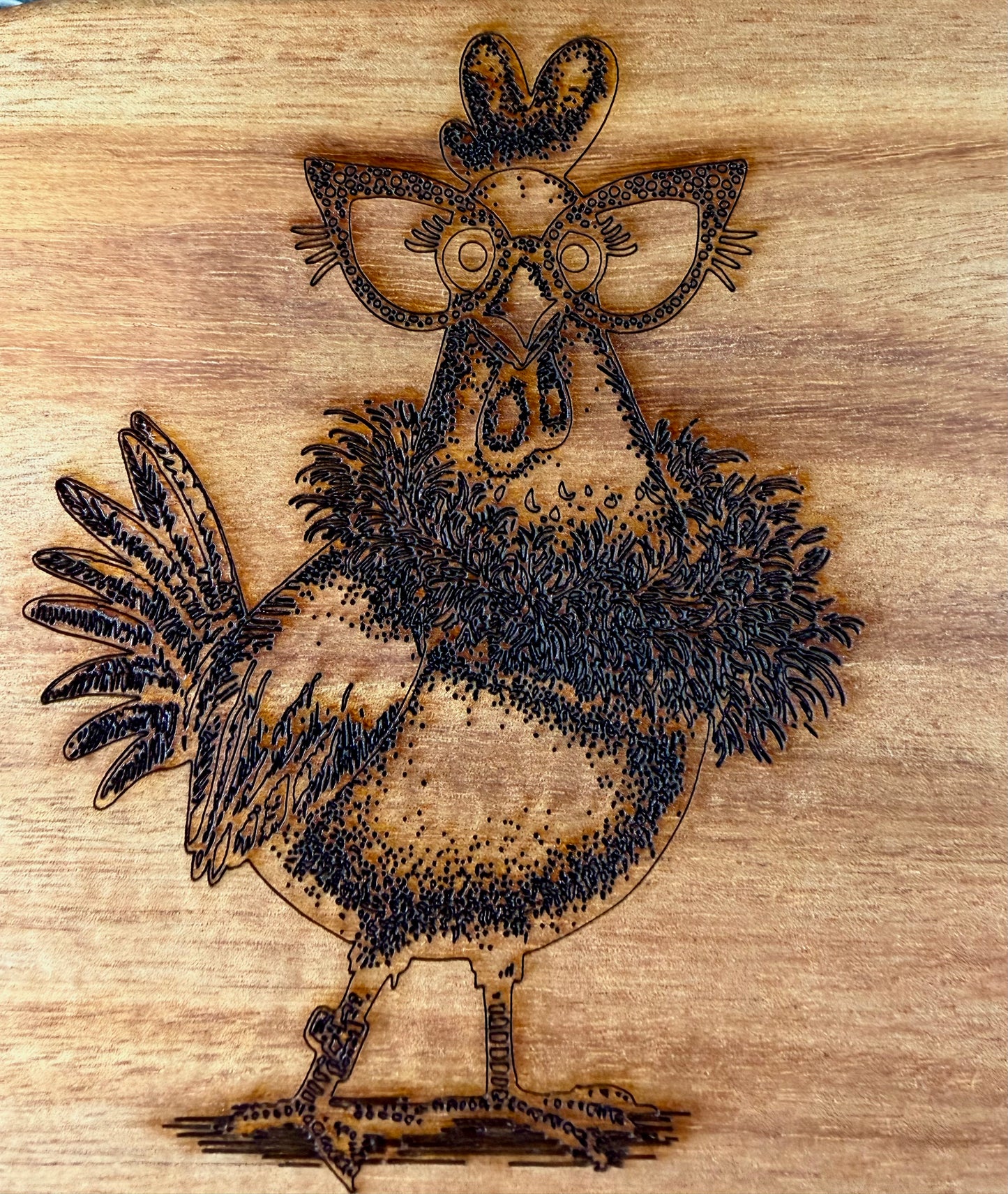Custom Laser Engraved Wood Cutting Board