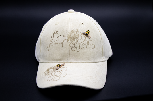 Bee Kind Vegan Suede Hat