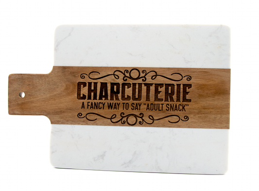 Charcuterie Marble & Wood Board