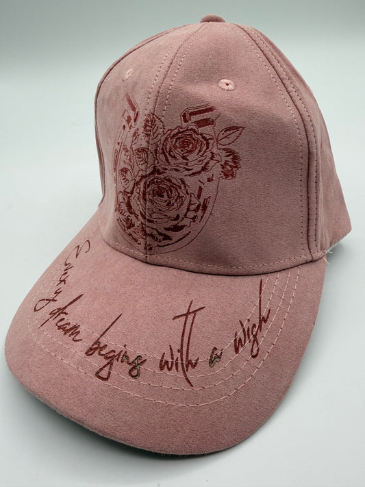 Vegan Suede Baseball Cap - Engraved