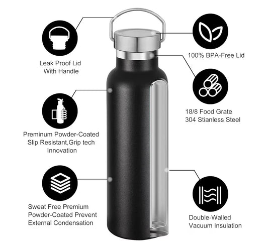 20oz Insulated Stainless Steel Water Bottles